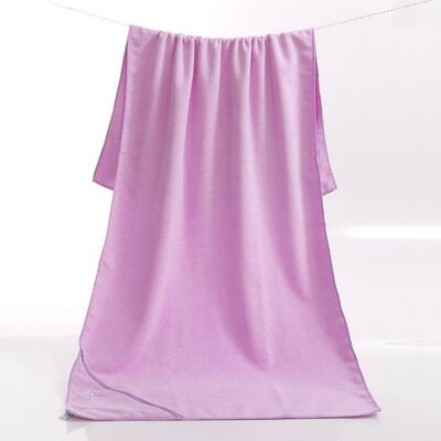 Customized Microfiber Sport Towel Zip With Pocket Microfiber Hair Towel